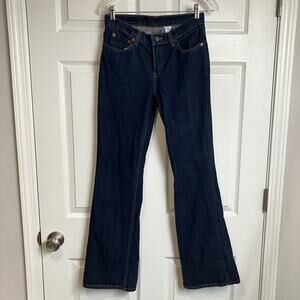 VTG Jordache Dark Wash Flare Leg Jeans Womens Size 5/6 (27x31)